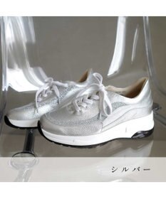 Pointer 日本製 本革厚底スニーカー