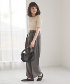 WEGO 【ANGIE VINTAGE】配色デザインリブニット