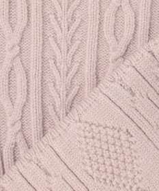 Feroux 【セットアイテム】ケーブルニット×オーガンジースカート