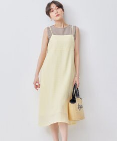 組曲 ステッチストライプドビー キャミワンピース