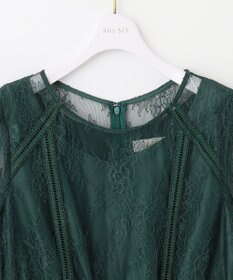 ANY SIS 【洗える】パネルレース ドレス