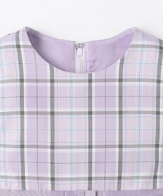 ANY KIDS チェック柄ジャンパースカート