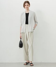 ICB L 【接触冷感・UVカット・防シワ・洗える】 アトラストリコット テーパードパンツ