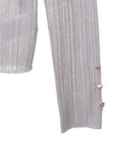 Green Parks ｄａｚｚｌｉｎ　シアーリブニットプルオーバー