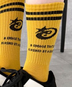 WEGO 2ラインデザインソックス