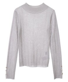 Green Parks ｄａｚｚｌｉｎ　シアーリブニットプルオーバー