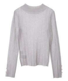 Green Parks ｄａｚｚｌｉｎ　シアーリブニットプルオーバー