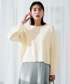 ANY SIS S リブポイント ニット