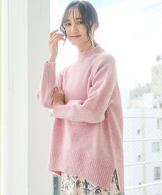 ANY SIS 【洗える】ハイネックラグラン ニット