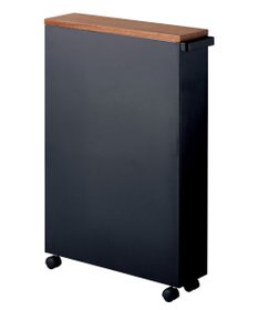 tower ハンドル付きスリムトイレラック タワー ブラック