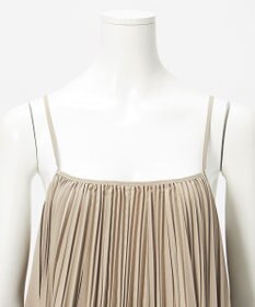 23区 【GOLD LABEL】タスランタイプライター プリーツキャミソール ブラウス