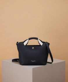 TOPKAPI 【TREASURE TOPKAPI】ソフトシュリンク テープハンドル ショルダー付きミニ トート バッグ