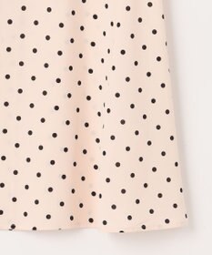 組曲 【WEB限定】ドットプリントデシン ボウタイ付きブラウス