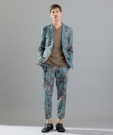 JOSEPH HOMME 【LEON 掲載】クールドッツストレッチトロピカル柄　ジャケット