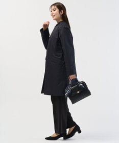 J.PRESS LADIES S 【2way】VINAジェットオックス ノーカラー コート