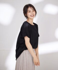 Tiaclasse L クロシェ編み配色ニットスカート