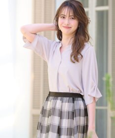 ANY SIS 【洗える】カフリングポイント ブラウス