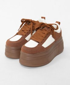 WEGO 厚底ワイドシューレーススニーカー