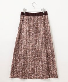 自由区 S プリントジャガードストレッチ スカート