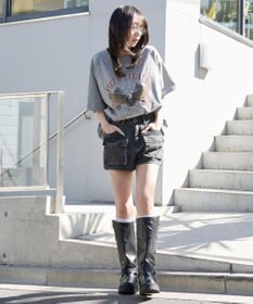 WEGO ヴィンテージウォッシュグラフィックBIGT