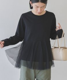 AMERICAN HOLIC チュールドッキングカットプルオーバー