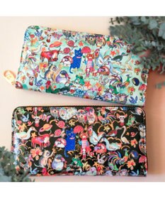 tsumori chisato CARRY 森のどうぶつたち ラウンドファスナー長財布