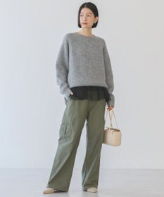 AMERICAN HOLIC チュールドッキングカットプルオーバー