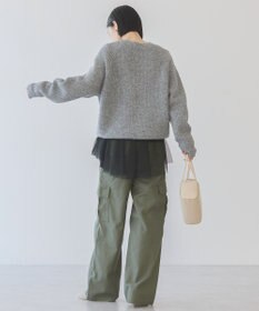 AMERICAN HOLIC チュールドッキングカットプルオーバー