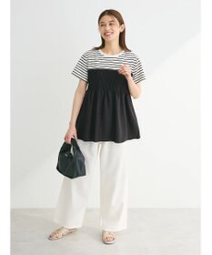 Green Parks シャーリングサテンドッキングプルオーバー