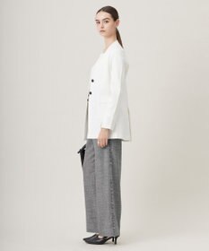 ICB 【洗える】シンセティックミラノリブ ニットジャケット