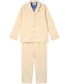 une nana cool 【綿混】ハイゲージダブルエアー 長袖開襟パジャマ MADE WITH LIBERTY FABRIC