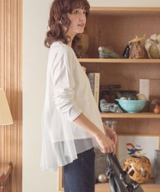 AMERICAN HOLIC チュールドッキングカットプルオーバー