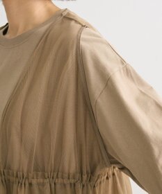 Green Parks ＳＥＴ２点　チュールベスト＋ロンＴＥＥ