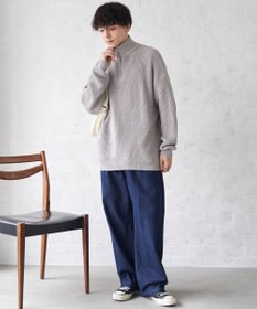 WEGO オーバーフィットハーフジッププルオーバー