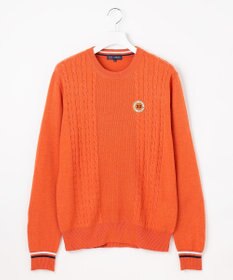 23区GOLF 【MEN】ウールブレンド カラーニット ラウンドから普段のお出かけや、お散歩まで◎