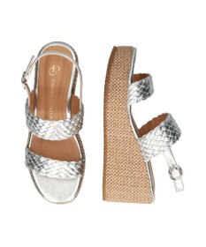 Bridget Birkin 【PARADIS COULEUR】メタリックメッシュウエッジサンダル