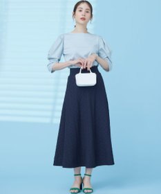 組曲 L 【接触冷感】コンビネーションポンチデザイン カットソー