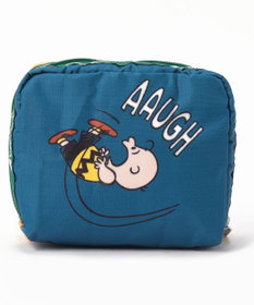 LeSportsac SQUARE COSMETIC/チャーリーブラウン＆ルーシーコスメティック