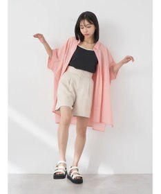 earth music&ecology 配色ステッチＢＩＧシャツ