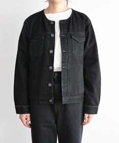 woadblue NOERIE -ノエリエ- / ノーカラーデニムジャケット