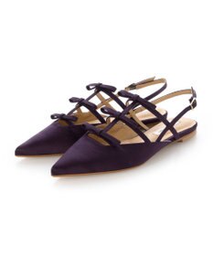 MODE ET JACOMO <MODE ET JACOMO>リボンフラットバックベルトパンプス