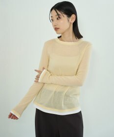 UNFILO L ソフトウール フェイクレイヤード ロンT