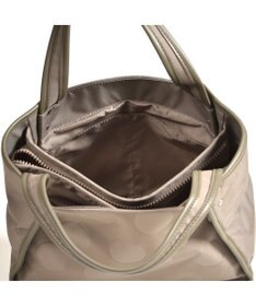 Y'SACCS ヒートエンボス ポルカドットトート Sサイズ