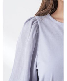 earth music&ecology ラメスリーブプルオーバー