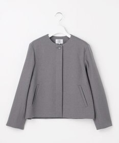 J.PRESS LADIES S 【WEB限定カラーあり】ツムギートflannel ノーカラー ジャケット