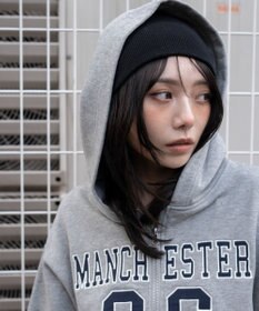 WEGO グラフィックショートZIPパーカー