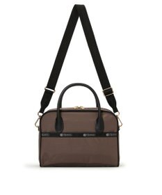 LeSportsac SQUARE TH CROSSBODY/アップタウンダークチョコ/ブラック