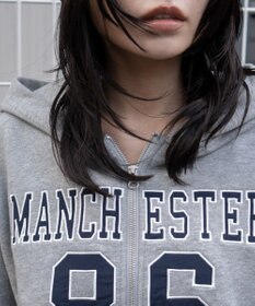 WEGO グラフィックショートZIPパーカー