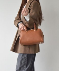 INTER-CHAUSSURES 【CHRISTIAN VILLA】レザーボストンバッグ