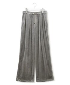 23区 【GOLD LABEL】プレミアムベロア ドロスト ワイドパンツ